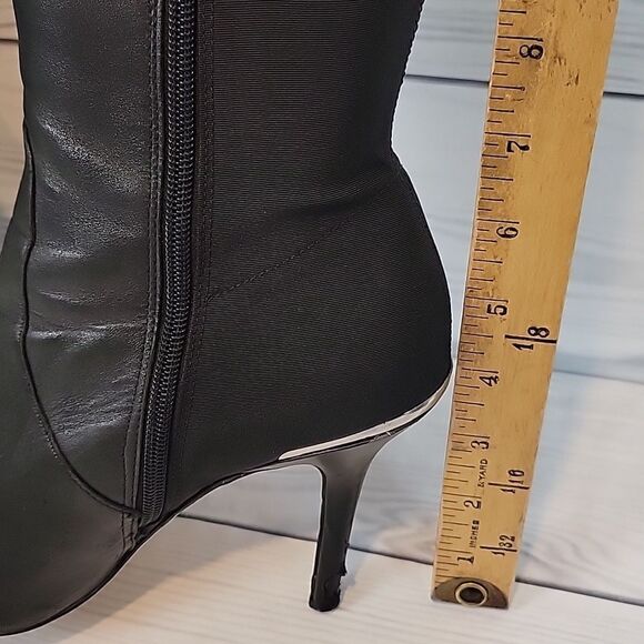 White House Black Market Coralie Knee High Boots - Black Womens Size 9m - Picture 6 of 15